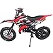 SYX MOTO Kids Mini Dirt Bike Gas Power 2-Stroke 50cc Motorcycle Holeshot Off Road Motorcycle Holeshot Pit Bike, Fully Automatic Transmission, Red