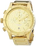 Nixon A486-1502 Mens The 48-20 Chrono All Gold Watch