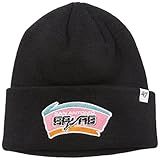 NBA San Antonio Spurs '47 Raised Cuff Knit Hat, Black, One Size