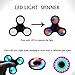 Best Fidget Spinner Set, Including 3 Spinners: LED Fidget Spinner, Blue High Speed Tri Spinner, Flower Spinner for Small Hands and the New Fidget Stick Toy. 2 Free Surprising Bonuses Inside!