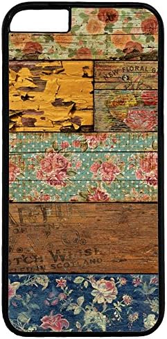 iPhone 6 Case,iPhone 6S Case 4.7" Flower Printed Wood Case for iPhone6 Fashion Case Cover For iPhone6S 4.7inch