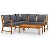 vidaXL-Muebles-de-Jardin-4-Piezas-Cojines-Mobiliario-Exterior-Hogar-Cocina-Terraza-Mesa-Silla-Asiento-Suave-Respaldo