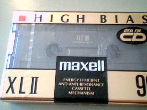 Maxwell XLII90 High Bias one cassette, 90 minutes Recording IEC Type II High - Thumbnail 2