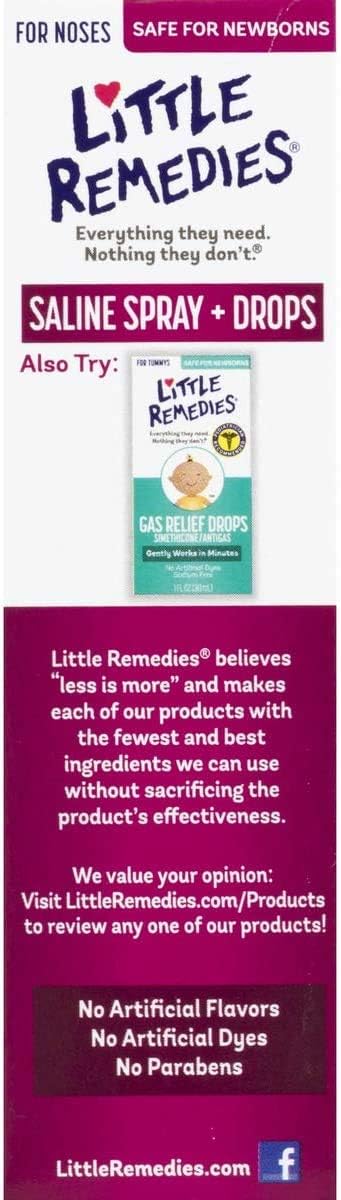 Little Remedies Little Noses Saline Spray-Drops - 1 fl oz (Pack of 2): Health & Personal Care