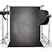 Showyou 5x7ft Retro Black Grey Dark Studio Photography Backdrop Silk Photography Background for Photography Studio Video