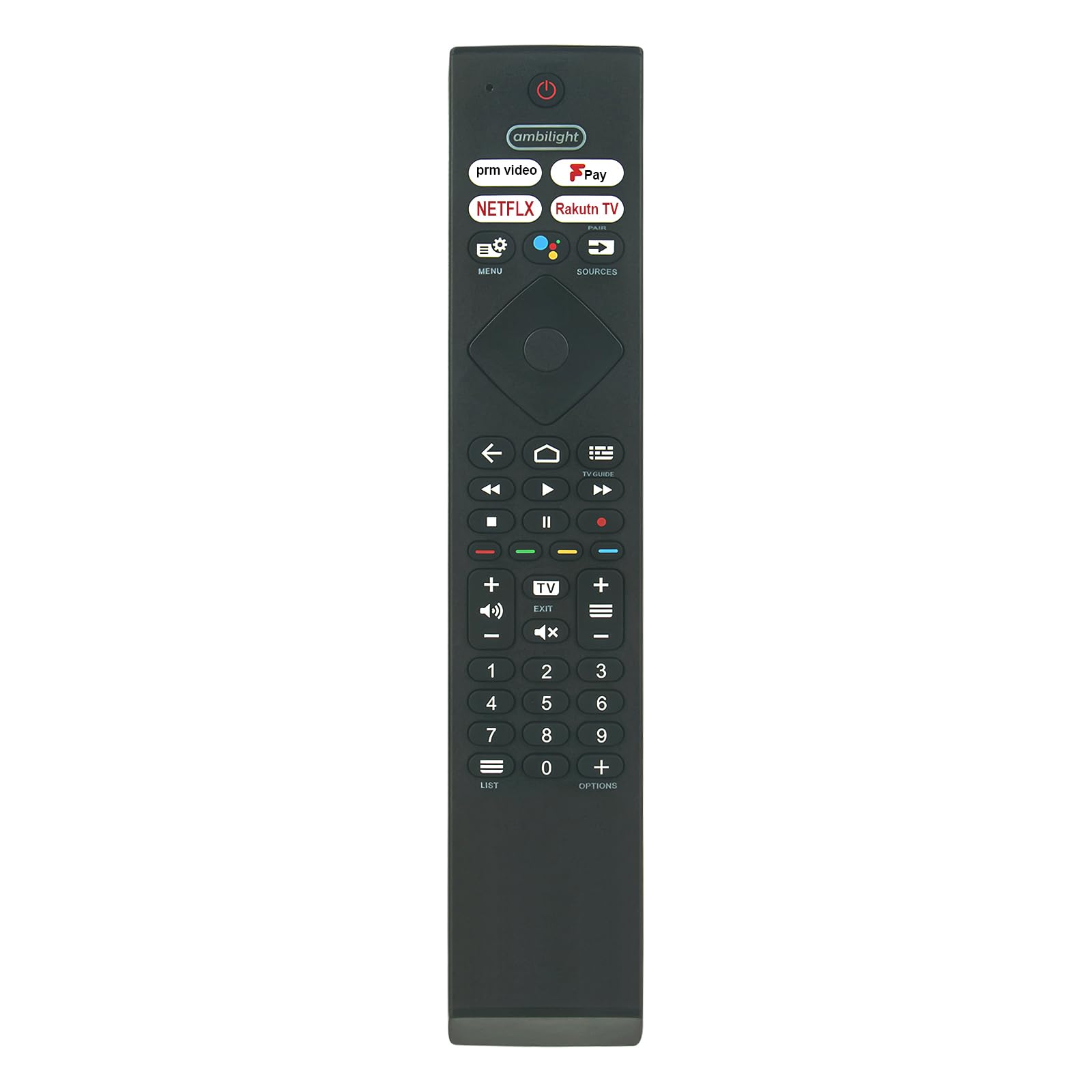 AULCMEET YKF474-B013 Replacement Remote Control Compatible with Philips Full HD LED TV 70PUS7956/12 43PUS8106/12 50PUS8106/12 65OLED707/12 50PUS8506/12 50PUS8507/12 86PUS8807/12