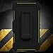 Galaxy S5 Case, ToughBox® [Armor Series] [Shock Proof] [Black | Lime] for Samsung Galaxy S5 Case [Built in Screen Protector] [With Holster & Belt Clip] [Fits OtterBox Defender Series Belt Clip]