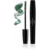 Radiant Professional Studio Perfect Mascara Volume and Length – Smudge-Proof, Cruelty Free, Lengthening Mascara with Silicone Brush & Natural Wax – Green (05), 0.30 oz