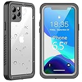 SPIDERCASE iPhone 11 Pro Max Waterproof Case, Built-in Screen Protector Full Body Heavy Protection Shockproof Anti-Scratched Rugged Underwater Cases for iPhone 11 Pro Max 6.5 inch 2019