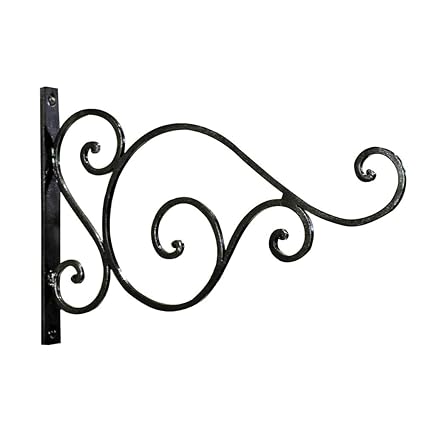 Wall Bracket for Hanging Bird Feeders & Houses Planters Lanterns Wind Chimes Hanging Baskets Ornaments String Lights, As Wall Brackets & More!