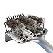BBQ Dragon Grill Brush and Scraper – Heavy Duty BBQ Cleaner with Replaceable Head and Coal Rake – Stainless Steel Bristle Free Tool for Weber, Cast Iron, and Outdoor Barbecue Cleaning