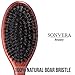 Boar Bristle Hair Brush by Sonvera, Boar Brush, Organic Mens Hair Brush, Boars Hair Brush for Men Women, Soft 100% Natural Bristle Hair Brushes, Round Bamboo (8)