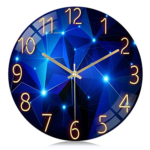 lafocuse Galaxy Blue 12 Inch Wall Clock
