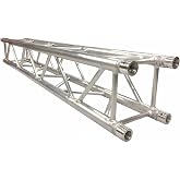 6.56 FT/2M Square Box Lighting Trussing Section 11.42" x 11.42" (290 mm x 290 mm) Square Truss Trussing Segment Includes 4 couplers Fits All Major Name Brands