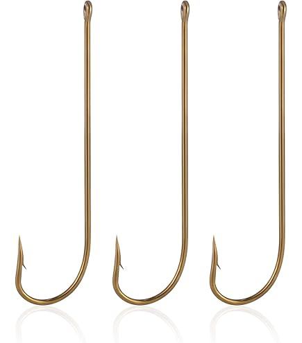 Fab Gold-Baited Hook 黄金のフック CF 英語版 Amazon.com: Fishing Hooks 20Pcs Barbed Golden Double Fishing
