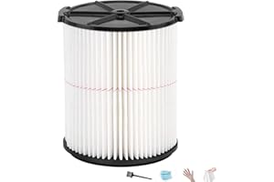 1-Pack CMXZVBE38754 & 9-38754 Red Stripe General Purpose Filter for Craftsman Shop Vac Filter, Compatible with CMXEVBE17925/1