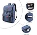 Weekend Shopper 15.6 inch Laptop Backpack Casual Back Pack College Travel Backpack Bag Satchel Bookbag for Women and Men BLUE
