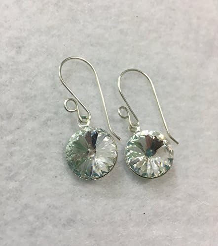Crystal / Clear Swarvorski 14mm Drop Bling Earrings