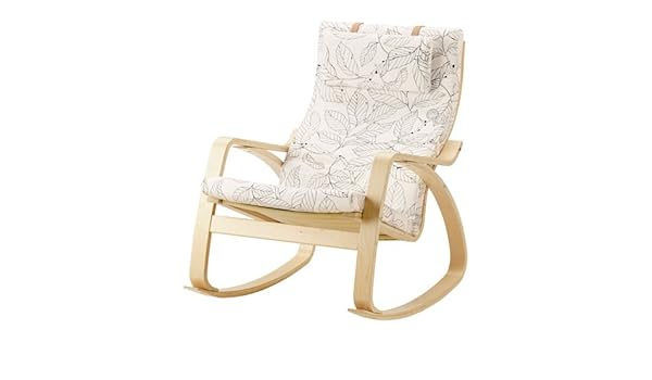 Amazon Com Ikea Rocking Chair Birch Veneer Vislanda Black White