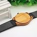 Ideashop New Arrival Hot Japan Movement Quartz Wooden Watches Creative Gifts Fashion Bamboo Watch With Genuine Cowhide Leather Band Casual Watches For Men