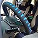 Raysell Automotive Steering Wheel Cover - Soft & Breathable EVA Foam Cover Fit for Car Steering Wheel with 38cm/15 Diameter (Blue)