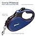 Peteast Retractable Dog Leash Small Breed, Patented Dog Leash for Small Dog, Leash Up to 26lbs, 10ft, Portable Design with One Button Brake/ Lock, Comfortable Hand Grip，Blue