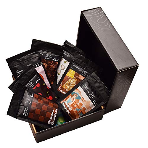 1.32 lbs Gourmet Whole Bean Coffee Set, Flavored Coffee Variety Pack
