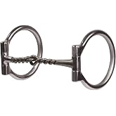 Professional's Choice Equisential 5.25" D-Ring Bit for Horses | Durable Metal Construction, Steady Rein Contact, Balanced Pressure Distribution