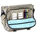 J World New York Terry Messenger Bag, Candy Buttons, One Size