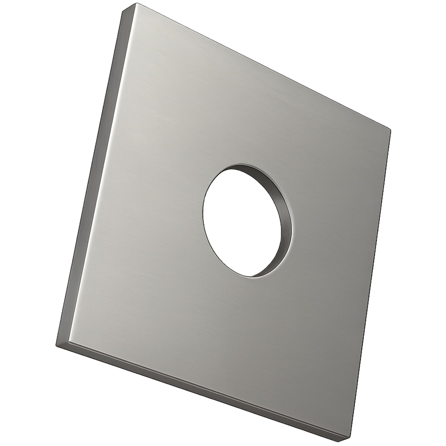 M12 Square Plate Washers (Pack of 2) Rectangular Washer with Round Hole Zinc Plated Steel Metal Flat Gaskets Galvanized Fasteners for 12mm Bolts Nuts Construction Heavy Duty DIN436 (12mm x 40mm)