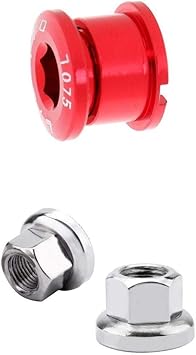 Amazon バイク ナット 自転車 トラック ホイール ナット アルミニウム合金 バイク クランク アーム スクリュー Flameer クランクボルト クランクキャップ