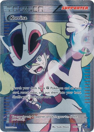 Pokemon - Korrina (111/111) - XY Furious Fists - Holo