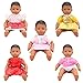 Barwa Clothes 5pcs Outdoor Casual Outfit Wear Dresses Clothes Fits for 18 Inches Dolls