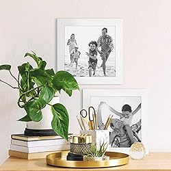 MCS Studio Gallery Frame, White Woodgrain, 8 x 8 in