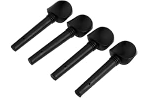 Violin Tuning Peg Fiddle 4/4 Wooden Tuner Peg Violin Replacement Accessories Black 4 Pcs/Set Creative and Useful Durable