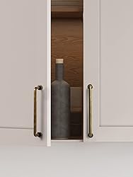 JIASENBAO 2 Pack Antique Brass Cabinet Bar Pulls