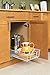 ClosetMaid 11 in. Pull Out Cabinet Organizer, Heavy Duty, Slide Out Pantry Shelves Drawers for Kitchen, Bathroom, White