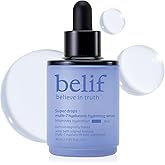 belif Super Drops Multi-7 Hyaluronic Hydrating Serum - 24-hr Moisturization, Hyaluronic Acid, Panthenol, Lightweight Daily Essence | Korean Skincare (1.01 fl. oz)