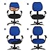 Melaluxe Computer Office Chair Covers - Protective & Stretchable Universal Chair Cover Stretch Rotating Chair Slipcover