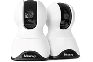 VIMTAG 2.5K Indoor Cameras for Home Security, 360° Pet Camera Indoor with Phone App, Dog Camera with Speaker, 5G/2.4G WiFi, Motion Tracking & AI Detection, 2-Way Audio, Night Vision, SD/Cloud Storage