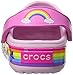crocs Girls' ClightsRnbwHrtK, Ballerina Pink, 7 M US Toddler