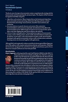 Recommender Systems: The Textbook