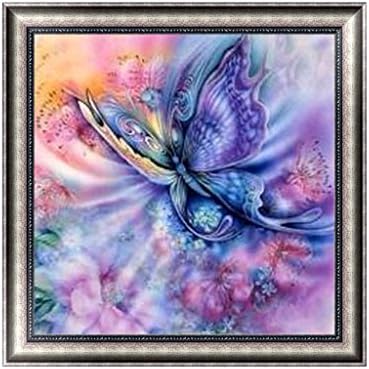 Buybuying DIY 5D Diamond Embroidery Butterfly Painting Cross Stitch Home Wall Decor Art