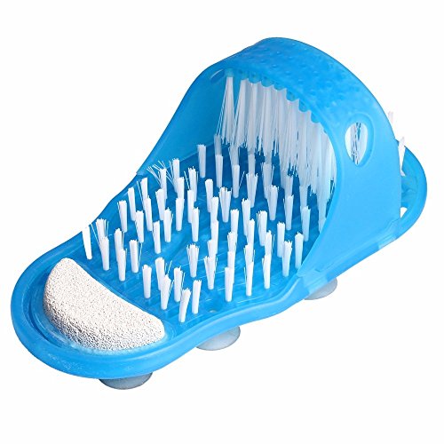 Wall of Dragon Foot File Scrubber Easy Feet Foot Cleaner Spa Slippers Brush Massager Clean Bathroom Shower Clean Blue Foot Care Treatment