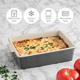 Mason Cash Innovative Kitchen Lasagne Dish 31.5cm Grey Cream Stoneware view 3