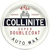 Collinite 476 Super Doublecoat Wax-Carnauba + Polymer Sealant - High Gloss Shine + Ultra Durable Hydrophobic Beading & Long-Lasting Paint Protection for Cars, Trucks, and Motorcycles (9 fl oz)