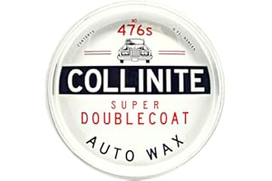 Collinite 476 Super Doublecoat Wax-Carnauba + Polymer Sealant - High Gloss Shine + Ultra Durable Hydrophobic Beading & Long-Lasting Paint Protection for Cars, Trucks, and Motorcycles (9 fl oz)