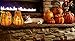 Thanksgiving Pumpkin Table Decorations Happy Fall and Be Thankful Figurine 2 Inspirational Harvest Autumn Resin Centerpieces for Outdoor Fireplace Mantle Kitchen Living Room Home Party Shelf Decor