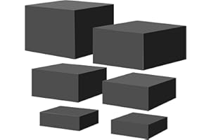 Gdsinstna 6 PCS Buffet Risers, Risers Display Stands, Catering Supplies Buffet Display, Dessert Table Display Set, Acrylic Cube Boxes(5", 6", 7", 8",9", 10")