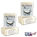 (Set of 4) Grandma's Pure & Natural Lye Soap Bars for Dry Skin No Additives, 6 oz